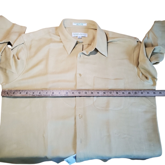 Perry Ellis Portfolio Yellow Button Down. Long Sleeve. NWT. 16.5 34/35. H108 - Picture 7 of 10